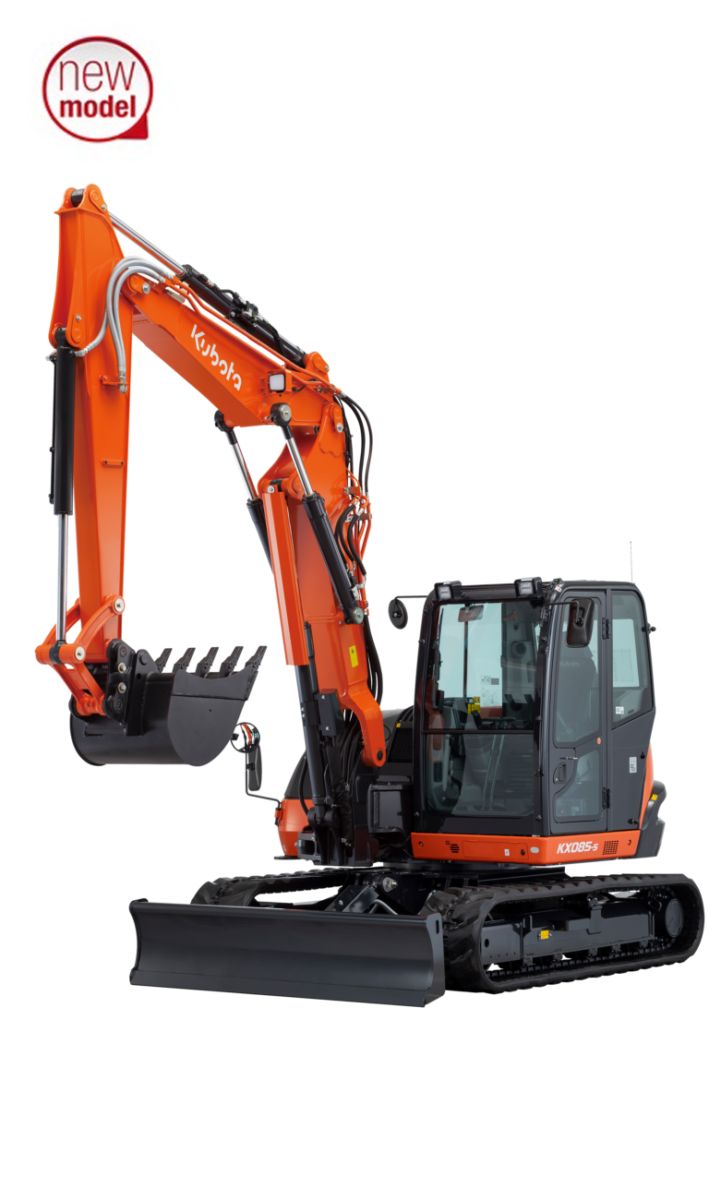 KUBOTA KX085-5 в работа